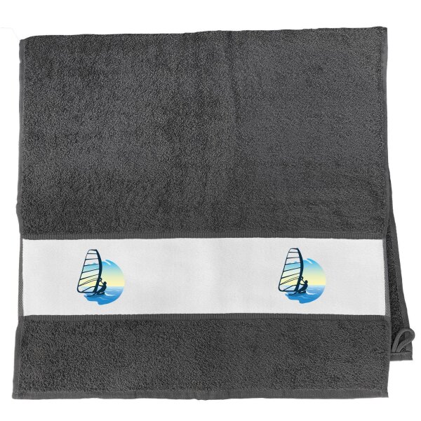 Handtuch Windsurfer Surfen 50x100cm