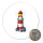 Magnet Leuchtturm Lighthouse 59mm Kühlschrankmagnet