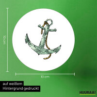 Aufkleber Anker Anchor 10cm