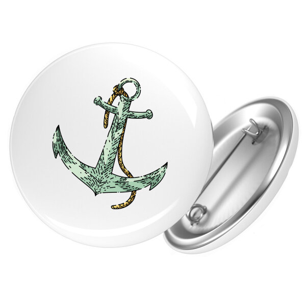 Button Anker Anchor rund