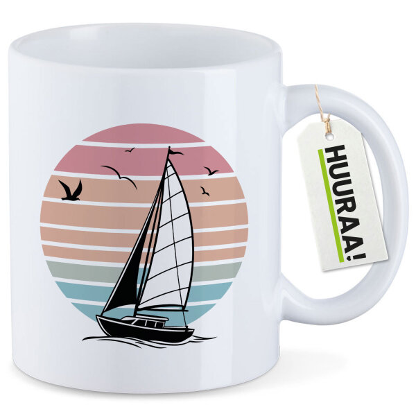 Kaffeetasse Segelboot segeln 330ml