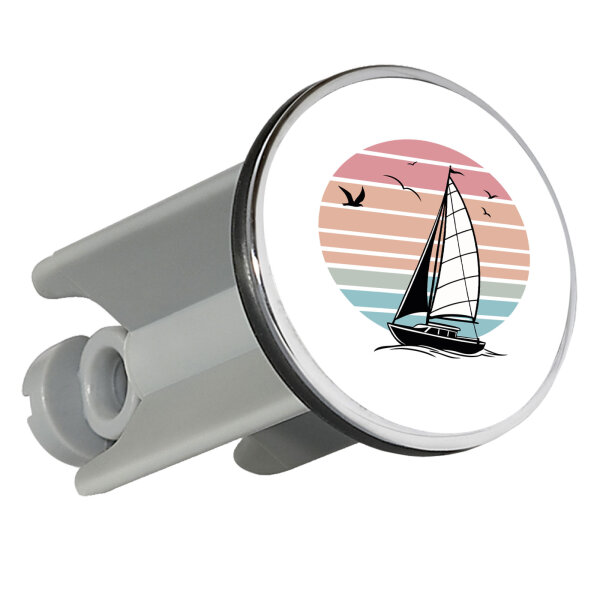 Waschbeckenstöpsel Segelboot segeln 4cm