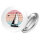 Button Segelboot segeln rund