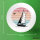 Button Segelboot segeln rund