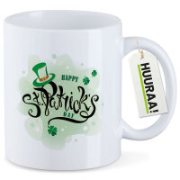 Kaffeetasse Happy St. Patrick’s Day Zylinder 330ml