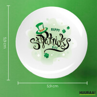 Button Happy St. Patrick’s Day Zylinder rund