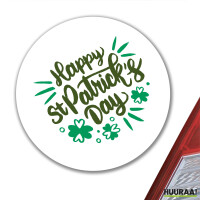 Aufkleber St. Patrick’s Day Kleeblatt 10cm