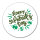 Aufkleber St. Patrick’s Day Kleeblatt 10cm