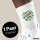Unisex Socken St. Patrick’s Day Kleeblatt Größe 37/46 White Motiv Tennissocken