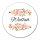 Aufkleber Wallah arabisch Blumen 10cm