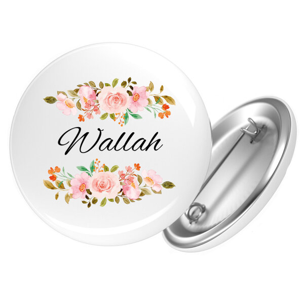 Button Wallah arabisch Blumen
