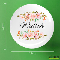 Button Wallah arabisch Blumen