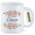 Kaffeetasse Cazzo italienisch Blumen 330ml