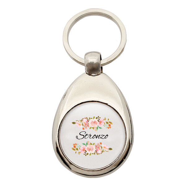 Schlüsselanhänger Stronzo italienisch Blumen