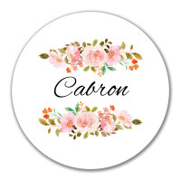 Aufkleber Cabron spanisch Blumen 10cm