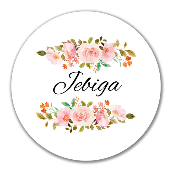 Aufkleber Jebiga Balkan Blumen 10cm