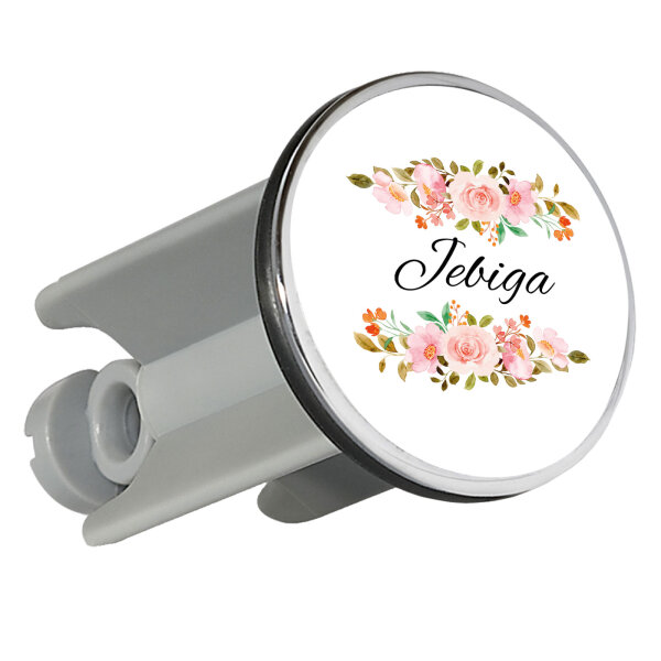 Waschbeckenstöpsel Jebiga Balkan Blumen 4cm Abflussstopfen