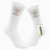 Unisex Socken Shit englisch Blumen Größe 37/46 White Motiv Tennissocken