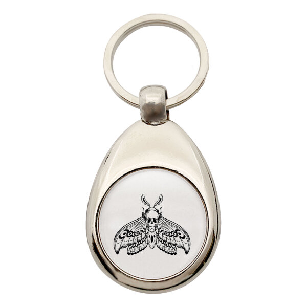 Schlüsselanhänger Totenkopfschwärmer Motte