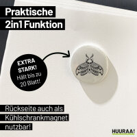 Magnet Totenkopfschwärmer Motte 59mm Kühlschrankmagnet