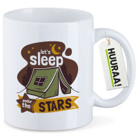 Kaffeetasse Sleep under the stars Zelt 330ml