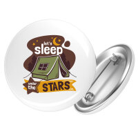 Button Sleep under the stars Zelt rund