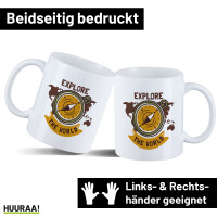 Kaffeetasse Explore the world Kompass 330ml