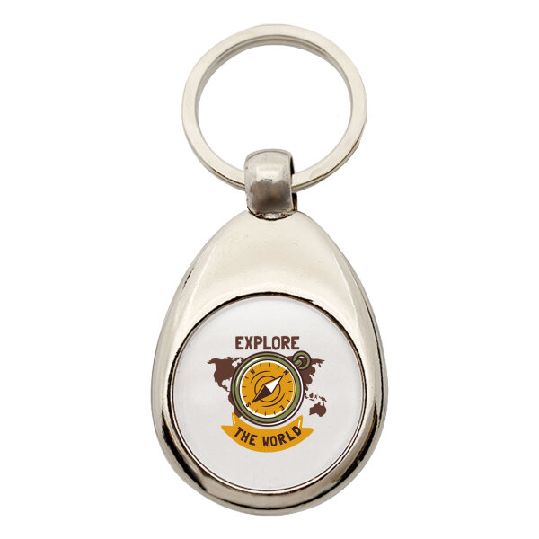 Schlüsselanhänger Explore the world Kompass