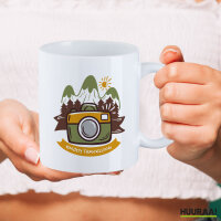 Kaffeetasse Enjoy travelling Kamera 330ml