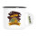 Emaille Tasse let´s go camping Zelt 300ml Vintage