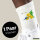 Unisex Socken Triathlon Schwimmen, Radfahren und Laufen Größe 37/46 White Motiv Tennissocken