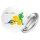 Button Triathlon Schwimmen, Radfahren und Laufen rund