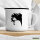 Emaille Tasse Klettern Silhouette 300ml Vintage Emaille Becher