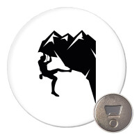 Magnet Klettern Silhouette 59mm Kühlschrankmagnet