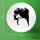 Button Klettern Silhouette rund