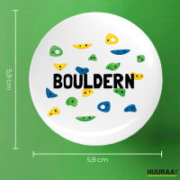 Button Bouldern Kletterwand rund