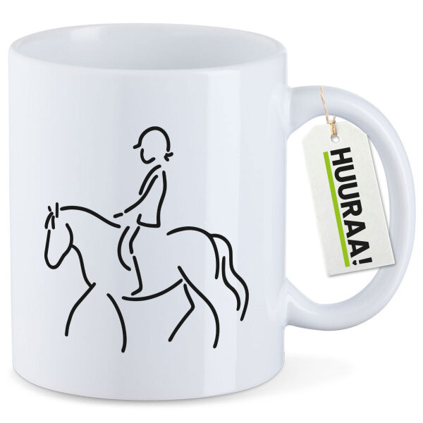 Kaffeetasse Reiten Pferd 330ml