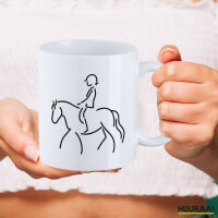 Kaffeetasse Reiten Pferd 330ml