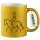 Glitzertasse Reiten Pferd 330ml
