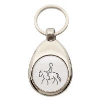 Schlüsselanhänger Reiten Pferd Schlüsselring