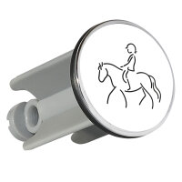 Waschbeckenstöpsel Reiten Pferd 4cm