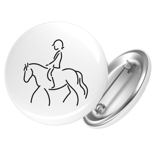 Button Reiten Pferd