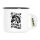 Emaille Tasse ride a horse Pferd 300ml Vintage