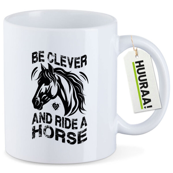 Kaffeetasse ride a horse Pferd 330ml