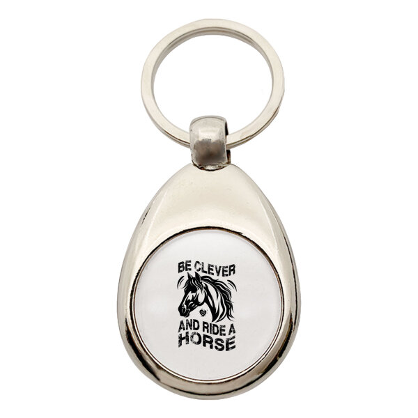 Schlüsselanhänger ride a horse Pferd