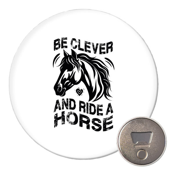 Magnet ride a horse Pferd 59mm Kühlschrankmagnet
