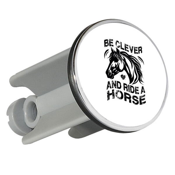 Waschbeckenstöpsel ride a horse Pferd 4cm