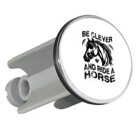 Waschbeckenstöpsel ride a horse Pferd 4cm...