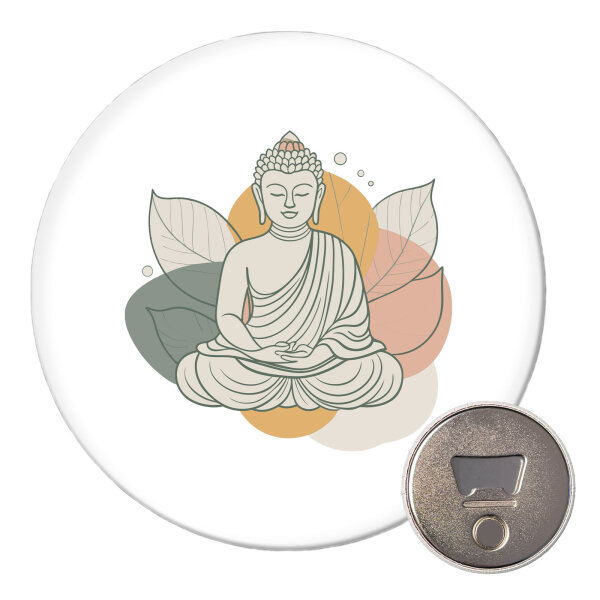 Magnet Buddha Buddhismus 59mm Kühlschrankmagnet