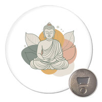 Magnet Buddha Buddhismus 59mm Kühlschrankmagnet Flaschenöffner